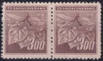 Obrázek k výrobku 52682 - 1945, ČSR II, 0378VV, Výplatní známka: Lipová ratolest ✶✶ ⊟