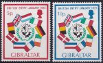 Obrázek k výrobku 52749 - 1972, Gibraltar, 0295/0296, Stříbrná svatba královského páru ✶✶