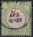 Obrázek k výrobku 52803 - 1872, Německá říše, 009, Výplatní známka: Orel s malým štítem na hrudi ⊙ 