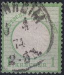 Obrázek k výrobku 52806 - 1872, Německá říše, 022, Výplatní známka: Orel s velkým štítem na hrudi (a korunou se stuhou) ⊙ 
