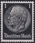 Obrázek k výrobku 53102 - 1933, Deutsches Reich, 0488, Výplatní známka: Paul von Hindenburg v medailonu (II) - Paul von Hindenburg (1847-1934), 2. říšský prezident ✶✶