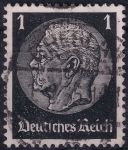 Obrázek k výrobku 53106 - 1933, Deutsches Reich, 0512, Výplatní známka: Paul von Hindenburg v medailonu (III) - Paul von Hindenburg (1847-1934), 2. říšský prezident ✶