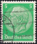 Obrázek k výrobku 53140 - 1934, Deutsches Reich, 0515, Výplatní známka: Paul von Hindenburg v medailonu (III) - Paul von Hindenburg (1847-1934), 2. říšský prezident ⊙