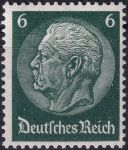 Obrázek k výrobku 53142 - 1934, Deutsches Reich, 0515, Výplatní známka: Paul von Hindenburg v medailonu (III) - Paul von Hindenburg (1847-1934), 2. říšský prezident ✶✶
