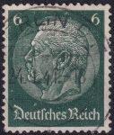 Obrázek k výrobku 53149 - 1934, Deutsches Reich, 0516, Výplatní známka: Paul von Hindenburg v medailonu (III) - Paul von Hindenburg (1847-1934), 2. říšský prezident ⊙