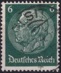 Obrázek k výrobku 53152 - 1934, Deutsches Reich, 0516, Výplatní známka: Paul von Hindenburg v medailonu (III) - Paul von Hindenburg (1847-1934), 2. říšský prezident ⊙