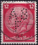 Obrázek k výrobku 53178 - 1934, Deutsches Reich, 0519p, Výplatní známka: Paul von Hindenburg v medailonu (III) - Paul von Hindenburg (1847-1934), 2. říšský prezident ⊙