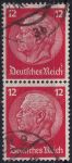 Obrázek k výrobku 53183 - 1934, Deutsches Reich, 0519, Výplatní známka: Paul von Hindenburg v medailonu (III) - Paul von Hindenburg (1847-1934), 2. říšský prezident ⊙
