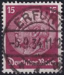 Obrázek k výrobku 53184 - 1934, Deutsches Reich, 0519, Výplatní známka: Paul von Hindenburg v medailonu (III) - Paul von Hindenburg (1847-1934), 2. říšský prezident ⊙