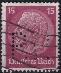 Obrázek k výrobku 53190 - 1934, Deutsches Reich, 0520, Výplatní známka: Paul von Hindenburg v medailonu (III) - Paul von Hindenburg (1847-1934), 2. říšský prezident ⊙