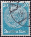Obrázek k výrobku 53195 - 1934, Deutsches Reich, 0521, Výplatní známka: Paul von Hindenburg v medailonu (III) - Paul von Hindenburg (1847-1934), 2. říšský prezident ⊙