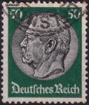 Obrázek k výrobku 53210 - 1934, Deutsches Reich, 0525, Výplatní známka: Paul von Hindenburg v medailonu (III) - Paul von Hindenburg (1847-1934), 2. říšský prezident ⊙