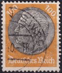 Obrázek k výrobku 53218 - 1934, Deutsches Reich, 0526, Výplatní známka: Paul von Hindenburg v medailonu (III) - Paul von Hindenburg (1847-1934), 2. říšský prezident ⊙