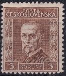 Obrázek k výrobku 53359 - 1925, ČSR I, 0195P6, Výplatní známka: 75. narozeniny T. G. Masaryka (rytina) ✶
