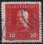 Obrázek k výrobku 53421 - 1915/1917, Rakousko-uherská polní pošta (Všeobecné vydání), 33A, Výplatní známka: Císař František Josef I. ⊙