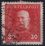 Obrázek k výrobku 53422 - 1915/1917, Rakousko-uherská polní pošta (Všeobecné vydání), 34A, Výplatní známka: Císař František Josef I. ⊙