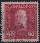 Obrázek k výrobku 53434 - 1915/1917, Rakousko-uherská polní pošta (Všeobecné vydání), 41A, Výplatní známka: Císař František Josef I. ⊙