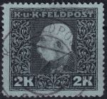 Obrázek k výrobku 53436 - 1915/1917, Rakousko-uherská polní pošta (Všeobecné vydání), 42A, Výplatní známka: Císař František Josef I. ⊙