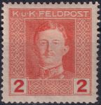 Obrázek k výrobku 53468 - 1917/1918, Rakousko-uherská polní pošta (Všeobecné vydání), 53A, Výplatní známka: Císař Karel I. ✶