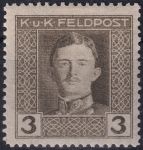 Obrázek k výrobku 53469 - 1917/1918, Rakousko-uherská polní pošta (Všeobecné vydání), 54A, Výplatní známka: Císař Karel I. ✶
