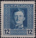 Obrázek k výrobku 53475 - 1917/1918, Rakousko-uherská polní pošta (Všeobecné vydání), 53A, Výplatní známka: Císař Karel I. ✶✶