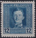 Obrázek k výrobku 53477 - 1917/1918, Rakousko-uherská polní pošta (Všeobecné vydání), 59A, Výplatní známka: Císař Karel I. ✶