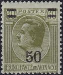 Obrázek k výrobku 53556 - 1926, Monako, 0107, Výplatní známka: Kníže Ludvík II. ✶✶