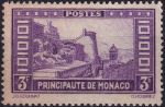 Obrázek k výrobku 53565 - 1933, Monako, 0121, Výplatní známka: Stavby - Rampe Major a Oreillonská věž ✶✶