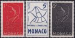 Obrázek k výrobku 53687 - 1953, Monako, 0470/0472, 50. výročí objevení Anaphylaxie Chearlesem Richetem a Paulem Portierem na palubě výzkumné lodi \"Princezna Alice II\" knížete Alberta I. ✶✶