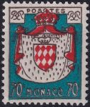 Obrázek k výrobku 53690 - 1954, Monako, 0479, Výplatní známka: Státní znak ✶✶