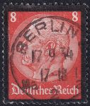 Obrázek k výrobku 53926 - 1934, Deutsches Reich, 0550, Úmrtí Paula von Hindenburga ⊙