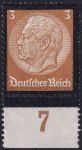 Obrázek k výrobku 53937 - 1933, Deutsches Reich, 0482, Výplatní známka: Paul von Hindenburg v medailonu (II) - Paul von Hindenburg (1847-1934), 2. říšský prezident ⊙