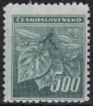 Obrázek k výrobku 54005 - 1945, ČSR II, 0380VV, Výplatní známka: Lipová ratolest ✶✶