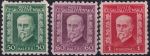 Obrázek k výrobku 54045 - 1926, ČSR I, 0206, Výplatní známka: 75. narozeniny T. G. Masaryka (pozměněná kresba) ✶