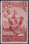 Obrázek k výrobku 54207 - 1935, Lucembursko, 0267, Mezinárodní pomoc emigrantům intelektuálům: Sochař a malíř ✶✶