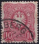 Obrázek k výrobku 54261 - 1880, Německá říše, 041a, Výplatní známka: Říšský orel v oválu ⊙ 