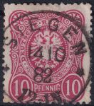 Obrázek k výrobku 54263 - 1880, Německá říše, 041a, Výplatní známka: Říšský orel v oválu ⊙ 