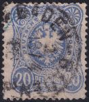 Obrázek k výrobku 54265 - 1886, Německá říše, 041b, Výplatní známka: Říšský orel v oválu ⊙ 