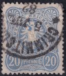 Obrázek k výrobku 54267 - 1880, Německá říše, 042a, Výplatní známka: Říšský orel v oválu ⊙ 