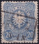 Obrázek k výrobku 54270 - 1886, Německá říše, 042c, Výplatní známka: Říšský orel v oválu ⊙ 