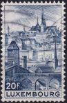 Obrázek k výrobku 54282 - 1948, Lucembursko, 0432, Výplatní známka: Krajinky - Ehnen nad Moselou ⊙