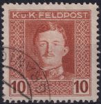 Obrázek k výrobku 54373 - 1917/1918, Rakousko-uherská polní pošta (Všeobecné vydání), 58A, Výplatní známka: Císař Karel I. ⊙