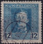 Obrázek k výrobku 54380 - 1917/1918, Rakousko-uherská polní pošta (Všeobecné vydání), 59AVV, Výplatní známka: Císař Karel I. ⊙