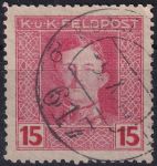 Obrázek k výrobku 54383 - 1917/1918, Rakousko-uherská polní pošta (Všeobecné vydání), 59A, Výplatní známka: Císař Karel I. ⊙