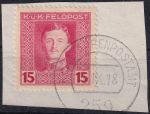 Obrázek k výrobku 54386 - 1917/1918, Rakousko-uherská polní pošta (Všeobecné vydání), 59A, Výplatní známka: Císař Karel I. ⊡