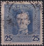 Obrázek k výrobku 54397 - 1917/1918, Rakousko-uherská polní pošta (Všeobecné vydání), 62A, Výplatní známka: Císař Karel I. ⊙