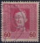 Obrázek k výrobku 54414 - 1917/1918, Rakousko-uherská polní pošta (Všeobecné vydání), 66A, Výplatní známka: Císař Karel I. ⊙