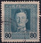 Obrázek k výrobku 54418 - 1917/1918, Rakousko-uherská polní pošta (Všeobecné vydání), 67A, Výplatní známka: Císař Karel I. ⊙