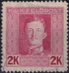 Obrázek k výrobku 54425 - 1917/1918, Rakousko-uherská polní pošta (Všeobecné vydání), 69A, Výplatní známka: Císař Karel I. ⊙