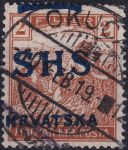 Obrázek k výrobku 54749 - 1918, Jugoslávie (vydání pro Chorvatsko), 0064/0065, Známky Maďarska s přetiskem: Na korunovačních známkách 1916 ✶